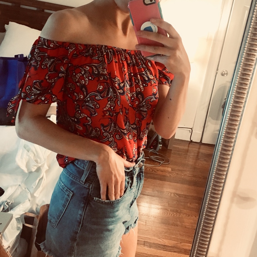 Off-the-Shoulder Blouse